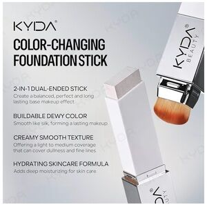 KYDA Color-Changing Foundation Stick — Natural